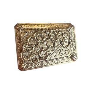 Vintage Victorian Gold Tone Bar Pin Brooch